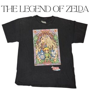 The Legend of Zelda Wind Waker Black T-Shirt